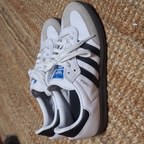 Adidas Samba OG Cloud White/Core Black/Gum Men's 6.5/Women's 7.5 - Picture 3 of 9